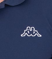 Polo Kappa de algodón para hombre (paquete de 2), con bordado pequeño, de manga corta, de punto piqué, 303173NC, blanco, negro, azul oscuro o verde