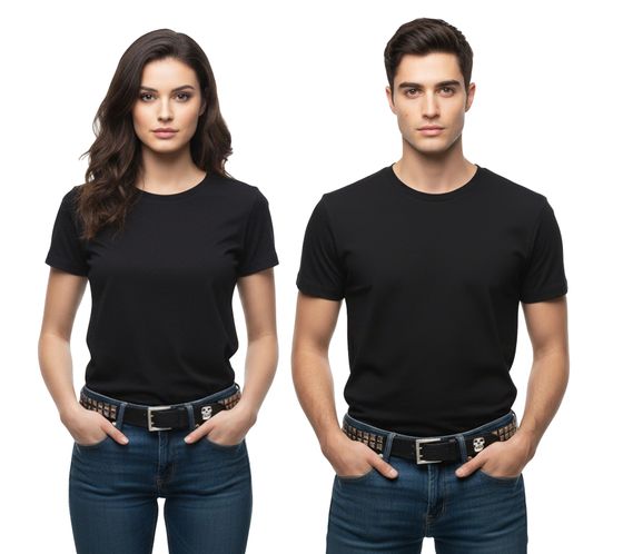 MISFITS Gürtel der Punk-Band für Damen und Herren im Nietengürtel Look mit Totenkopf Freizeit-Gürtel Schwarz