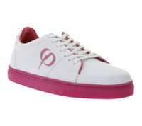 PHINOMEN Damen und Kinder Sneaker Made in Portugal Echtleder-Schuhe Weiß/Pink