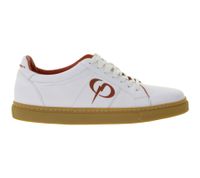 PHINOMEN Damen und Kinder Sneaker Made in Portugal mit schockabsorbierender Einlegesohle Echtleder-Schuhe Weiß/Rot PHINOMEN Damen und Kinder Sneaker Made in Portugal mit schockabsorbierender Einlegesohle Echtleder-Schuhe Weiß/Rot