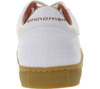 PHINOMEN Damen und Kinder Sneaker Made in Portugal mit schockabsorbierender Einlegesohle Echtleder-Schuhe Weiß/Rot PHINOMEN Damen und Kinder Sneaker Made in Portugal mit schockabsorbierender Einlegesohle Echtleder-Schuhe Weiß/Rot