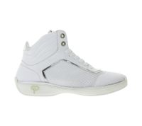 PHINOMEN Damen und Herren Luxus Sneaker Made in Italien Handarbeit Echtleder-Schuhe Weiß/Silber PHINOMEN Damen und Herren Luxus Sneaker Made in Italien Handarbeit Echtleder-Schuhe Weiß/Silber