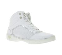 PHINOMEN Damen und Herren Luxus Sneaker Made in Italien Handarbeit Echtleder-Schuhe Weiß/Silber PHINOMEN Damen und Herren Luxus Sneaker Made in Italien Handarbeit Echtleder-Schuhe Weiß/Silber