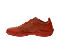 PHINOMEN Herren und Damen Sneaker Handarbeit Made in Italien mit Saffiano-Optik Echtleder-Schuhe Rot PHINOMEN Herren und Damen Sneaker Handarbeit Made in Italien mit Saffiano-Optik Echtleder-Schuhe Rot