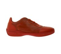 PHINOMEN Herren und Damen Sneaker Handarbeit Made in Italien mit Saffiano-Optik Echtleder-Schuhe Rot PHINOMEN Herren und Damen Sneaker Handarbeit Made in Italien mit Saffiano-Optik Echtleder-Schuhe Rot