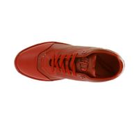 PHINOMEN Herren und Damen Sneaker Handarbeit Made in Italien mit Saffiano-Optik Echtleder-Schuhe Rot PHINOMEN Herren und Damen Sneaker Handarbeit Made in Italien mit Saffiano-Optik Echtleder-Schuhe Rot