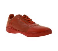 PHINOMEN Herren und Damen Sneaker Handarbeit Made in Italien mit Saffiano-Optik Echtleder-Schuhe Rot PHINOMEN Herren und Damen Sneaker Handarbeit Made in Italien mit Saffiano-Optik Echtleder-Schuhe Rot