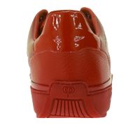PHINOMEN Herren und Damen Sneaker Handarbeit Made in Italien mit Saffiano-Optik Echtleder-Schuhe Rot PHINOMEN Herren und Damen Sneaker Handarbeit Made in Italien mit Saffiano-Optik Echtleder-Schuhe Rot