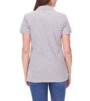 Polo SANTINO Mika Femme, Lot de 3, Coton Bio, Patte de boutonnage 4 boutons, Manches courtes, Chiné, 210 g/m², Gris