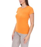 5er Sparpack WORXWEAR Damen T-Shirt modisches Rundhals-Shirt mit 180gsm Kurzarm-Shirt Orange