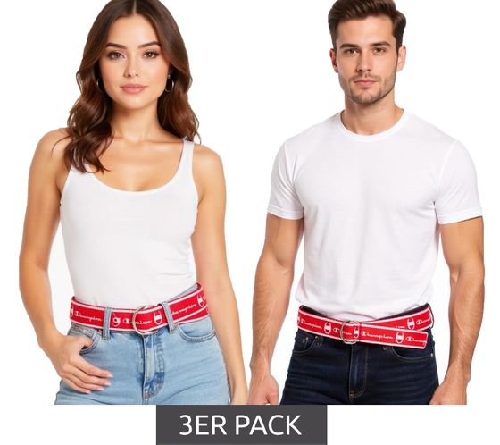 Champion Belts for Men and Women with Brand Logo, 150cm, Red CH3013-610