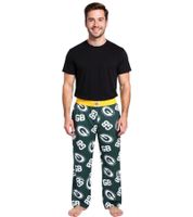 Lot de 2 pantalons de pyjama RE:COVERED X NFL Green Bay Packers pour homme avec logo de l'équipe, en coton, vert, RCNFL1398 Lot de 2 pantalons de pyjama RE:COVERED X NFL Green Bay Packers pour homme avec logo de l'équipe, en coton, vert, RCNFL1398
