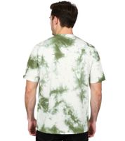 T-shirt homme RE:COVERED X NFL avec logo des Packers de Green Bay imprimé, col rond en coton, gris ou vert/blanc tie-dye
