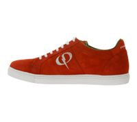 PHINOMEN X-Mas Special Edition Men's and Women's Sneakers Made in Portugal with Suede Look, Genuine Leather Shoes, Red