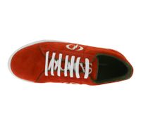 PHINOMEN X-Mas Special Edition Men's and Women's Sneakers Made in Portugal with Suede Look, Genuine Leather Shoes, Red
