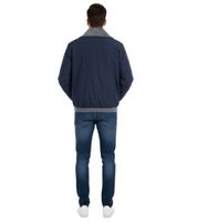 Veste mi-saison homme avec détails côtelés, veste simple au quotidien, lot de 2, 904745, bleu/gris