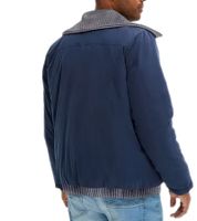 Chaqueta de entretiempo para hombre con detalles acanalados, paquete económico 904745 azul/gris