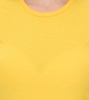 Camiseta WORXWEAR para mujer (pack de 5), cuello redondo moderno y manga corta de 180 g/m², color amarillo