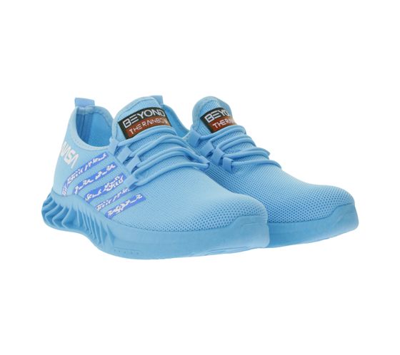 BEYOND THE RAINBOW Men's Casual Sneakers with NASA Lettering Everyday Shoes Sneakers CSK2041 Blue