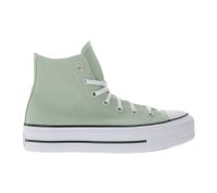 Converse Chuck Taylor All Star Lift Platform - Zapatillas altas para mujer con plantilla SmartFOAM, estilo retro, A03541C, color verde