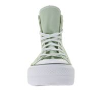 Converse Chuck Taylor All Star Lift Platform - Zapatillas altas para mujer con plantilla SmartFOAM, estilo retro, A03541C, color verde