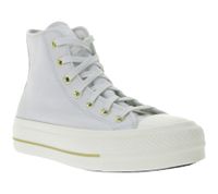 Converse Chuck Taylor All Star Lift Platform Tailored Lines - Zapatillas altas para mujer, estilo retro, con detalles dorados, A08237C, color gris