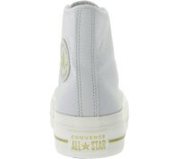 Converse Chuck Taylor All Star Lift Platform Tailored Lines - Zapatillas altas para mujer, estilo retro, con detalles dorados, A08237C, color gris