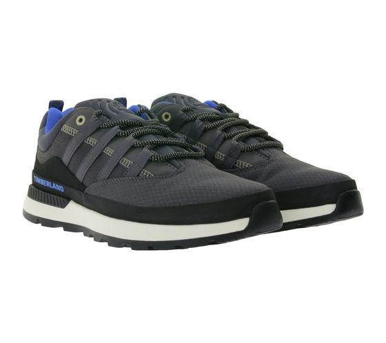 Timberland Euro Low Men's Sneakers Made of ReBOTL Textile Fabric, Everyday Shoes with OrthoLite Footbed, Lace-Up Shoes, TB0A5SMMW0 Gray
