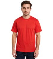 Pack económico de 3 camisetas blancas de la Liga Europea de Fútbol en color tomate