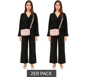 WOWZILLA Women's Handbag with Practical Compartments, Pink Shoulder Bag, Fashionable Evening Bag