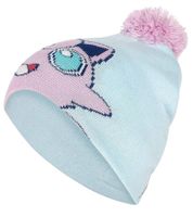3er Sparpack POKEMON Beanie mit Bommel im Pummeluff Design Gaming-Mütze Strick-Beanie Fan-Artikel KC160211POK Blau/Rosa