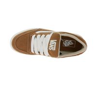 VANS Hylane Men's Suede-Look Skater Shoes with 3D Vans Stripes Lace-Up Shoes VN000D1JBRO1 Brown