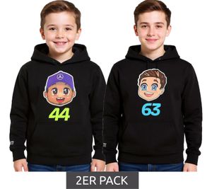Sudadera con capucha Mercedes-Benz AMG Petronas F1 para niños y niñas, Fórmula 1 70122713, George Russell o Lewis Hamilton, color negro