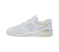 New Balance 550 Damen und Kinder Sneaker Echtleder-Schuhe mit Ortholite-Innensohle Retro-Schuhe GSB550BK Weiß