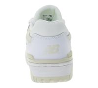 New Balance 550 Damen und Kinder Sneaker Echtleder-Schuhe mit Ortholite-Innensohle Retro-Schuhe GSB550BK Weiß