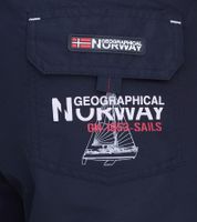 2-pack GEOGRAPHICAL NORWAY Quara Men's Swim Trunks with Logo Print, Swim Shorts with Pockets, Swim Shorts 001 Navy