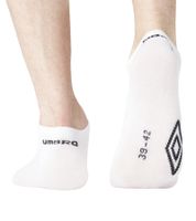 15 pairs of Umbro Sport Socks, men's and women's trainer socks, Oeko-Tex Standard 100 UMG/1/TC5/FX6, white