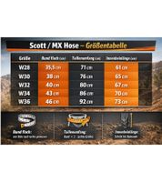 SCOTT X-Plore Swap Herren Moto-Cross Hose Motorsport-Kleidung mit vergrößertem Kniebereich Fahrrad-Hose 292379 1007 Schwarz