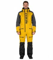 Combinaison monopièce d'hiver/motoneige pour homme SCOTT DS Shell Dryo avec membrane DRYOsphere, pour la conduite sur neige et tout-terrain en hiver, 273259 6770, jaune/gris Combinaison monopièce d'hiver/motoneige pour homme SCOTT DS Shell Dryo avec membrane DRYOsphere, pour la conduite sur neige et tout-terrain en hiver, 273259 6770, jaune/gris