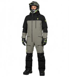 SCOTT Roop Dryo Monosuit Tuta monopezzo invernale/motoslitta da uomo con membrana DRYOsphere per la guida sulla neve e l'uso fuoristrada invernale 278409 7657 Beige-Grigio/Nero SCOTT Roop Dryo Monosuit Tuta monopezzo invernale/motoslitta da uomo con membrana DRYOsphere per la guida sulla neve e l'uso fuoristrada invernale 278409 7657 Beige-Grigio/Nero