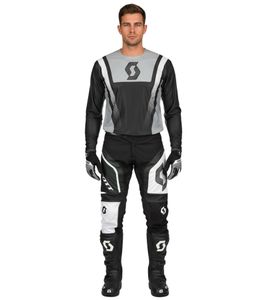 Maillot de motocross SCOTT X-Plore Swap pour homme, manches longues avec aérations, 418527 7700 Noir/Gris Maillot de motocross SCOTT X-Plore Swap pour homme, manches longues avec aérations, 418527 7700 Noir/Gris