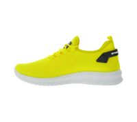 BEYOND THE RAINBOW Men's Casual Sneakers with NASA Lettering, Everyday Shoes, Gray or Yellow