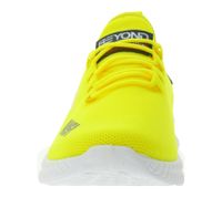 BEYOND THE RAINBOW Men's Casual Sneakers with NASA Lettering, Everyday Shoes, Gray or Yellow