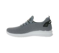 BEYOND THE RAINBOW Men's Casual Sneakers with NASA Lettering, Everyday Shoes, Gray or Yellow