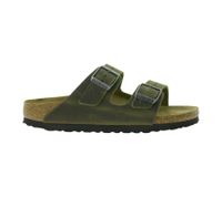 BIRKENSTOCK Arizona genuine leather slippers for women and men, made in Germany, narrow width 51463, 352203, or 1027039 in taupe gray, khaki, or brown