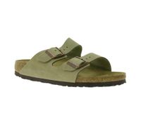 BIRKENSTOCK Arizona genuine leather slippers for women and men, made in Germany, narrow width 51463, 352203, or 1027039 in taupe gray, khaki, or brown
