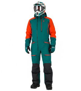 SCOTT DS-I Dryo Monosuit Men's Winter/Snowmobile One-Piece Suit with DRYOsphere Membrane for Snow Motoring and Winter Off-Road Use 273258 6640 Green/Orange SCOTT DS-I Dryo Monosuit Men's Winter/Snowmobile One-Piece Suit with DRYOsphere Membrane for Snow Motoring and Winter Off-Road Use 273258 6640 Green/Orange