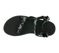 Sandale de trekking universelle TEVA Original pour femme ou homme, sandale d'été durable avec semelle en caoutchouc EVA, sandale d'extérieur, noir/blanc ou noir/gris