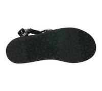 Sandale de trekking universelle TEVA Original pour femme ou homme, sandale d'été durable avec semelle en caoutchouc EVA, sandale d'extérieur, noir/blanc ou noir/gris