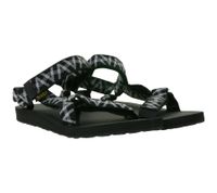 Sandale de trekking universelle TEVA Original pour femme ou homme, sandale d'été durable avec semelle en caoutchouc EVA, sandale d'extérieur, noir/blanc ou noir/gris